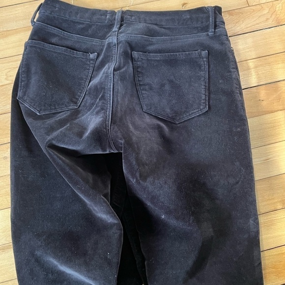 FRAME Le Velveteen crop mini bootcut‎ high rise charcoal pants - Picture 8 of 8